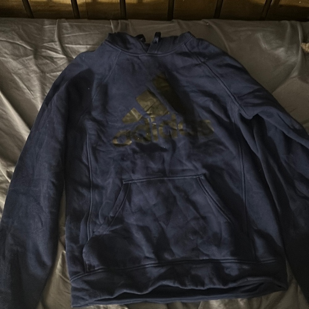 Dark blue Adidas hoodie
